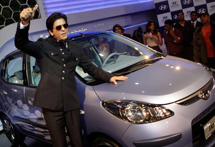 srk at auto expo 2010 pics