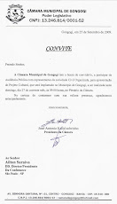 CAMARA  de CONGOGI BAHIA