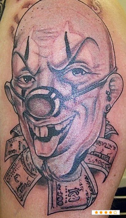 tattoo clown