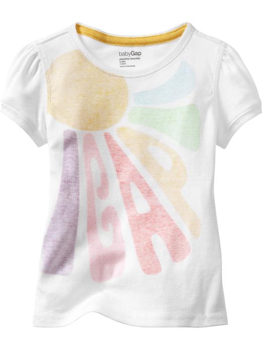 THE ORI COLLECTION [KIDS] GAP TODDLER GIRLS SUMMER 2010 LOGO TEES