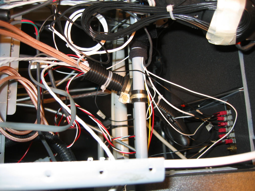 Center Wiring Route Trimming (5 hrs) | RV7 Builder Log - N774DS