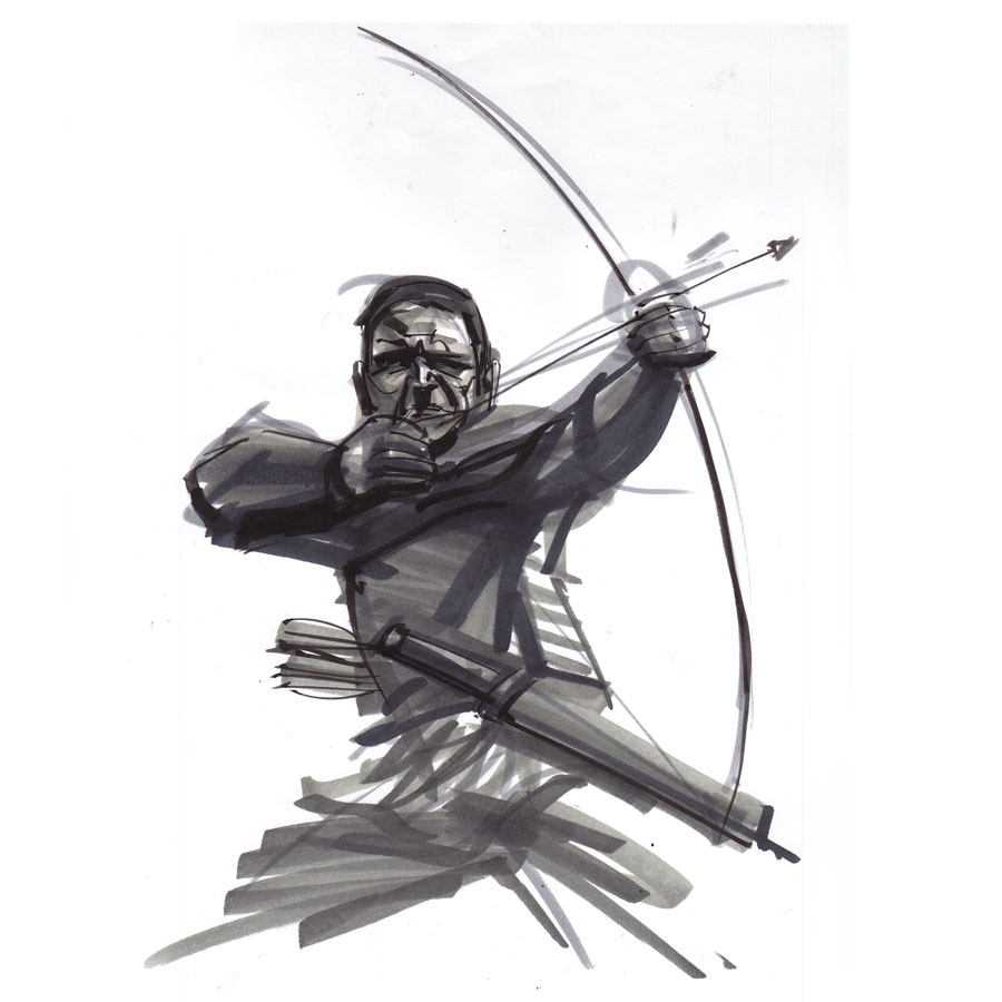 Drawing Robin Hood