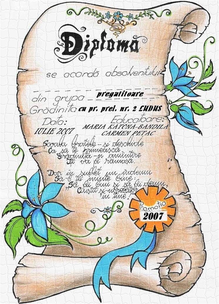 Diploma Pentru Mama