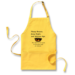 Men Playing with Fire aprons