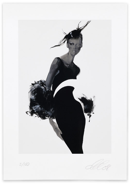 FASHION WORLD DAVID DOWNTON ILLUSTRATION