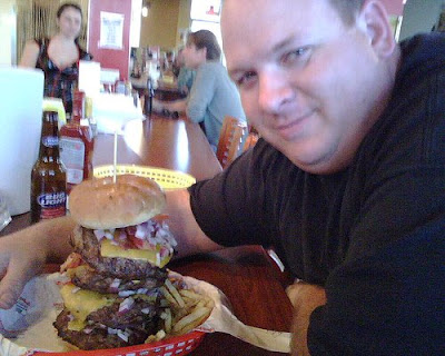 super-stack heart attack burger. thats Heart+attack+urger
