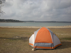 First tent camp spot, Texas