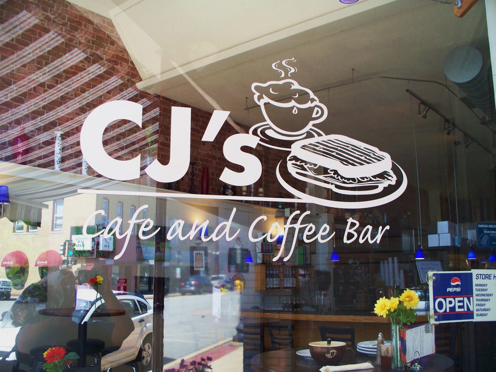 Caffeine Moments... Quiet Morning CJ's Coffee Bar