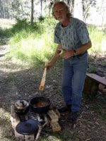 Richard making stew