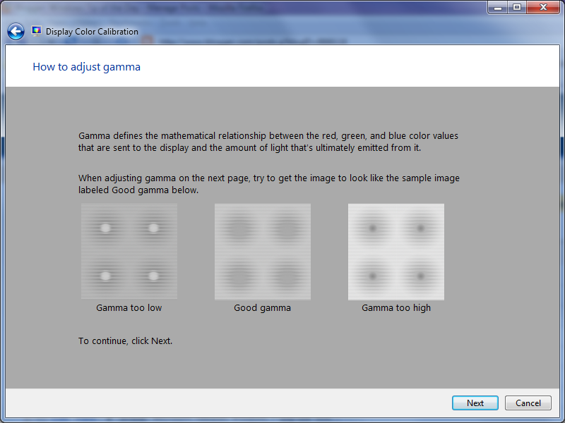 Windows Tip of the Day Windows 7 Display Color Calibration Wizard