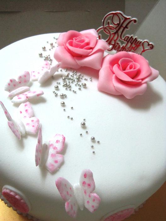 Mom And Daughter Cakes Birthday Cake For Aunty