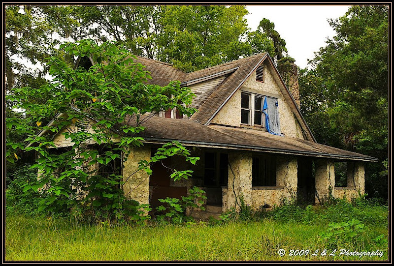 Florida Fotos Abandoned house north central Florida