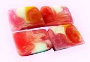 Philosoaphy's Fancy Soap : Rainbow Red