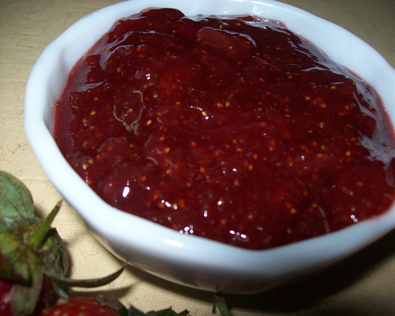 Experiments in Kailas Kitchen Easy Strawberry Jam