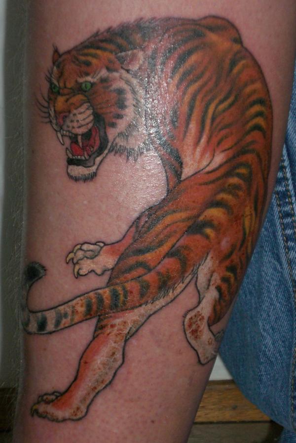 Posted in Tiger Tattoo Art by designs