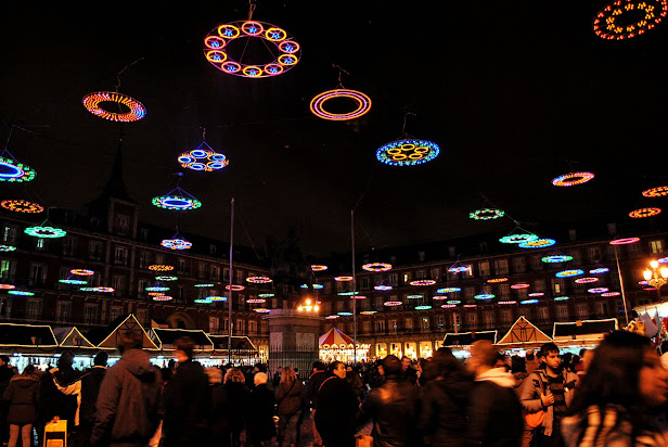 La ciudad de Madrid en Navidad