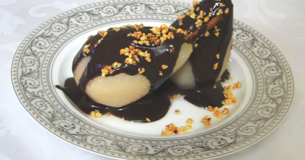 REYHAN�IN MUTFAĞINDAKİ NUR Çikolata Soslu Armut Tatlısı