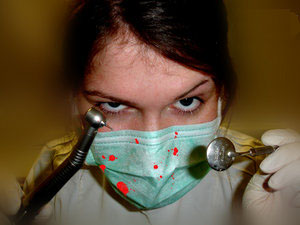 Cracked a tooth like in those awful teeth breaking dreams