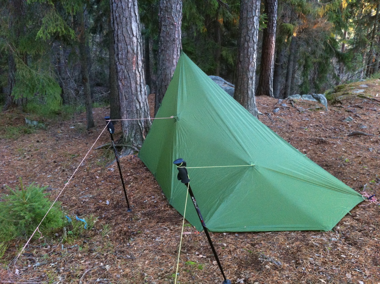 Going lighter Raffle backpackinglight.co.uk solo tarp