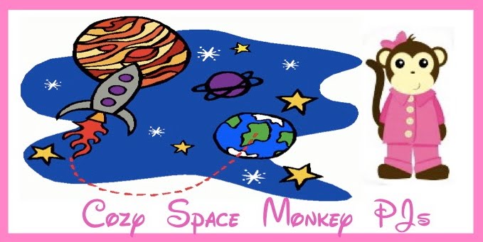 cozy space monkey pjs