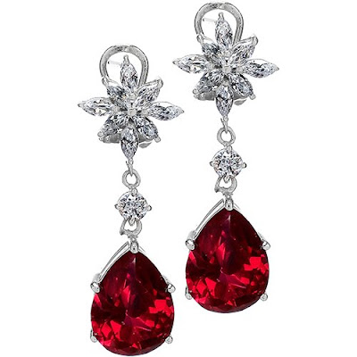Red earrings pitures-4