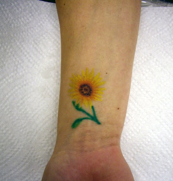 Darwin Best Tattoo Sunflower to Lotus flower coverup
