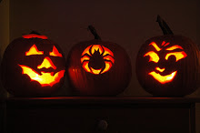 Our scary pumpkins!