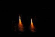 Two torches on the lake