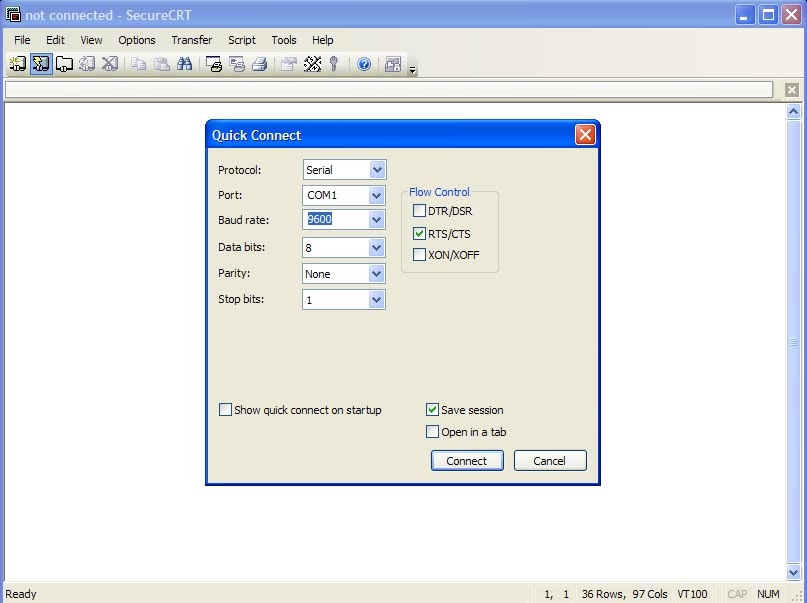 Terence Luk Cisco UCS Fabric Interconnect Serial Connection Settings