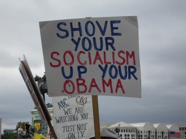 Tea Party Signs, Angry Mob