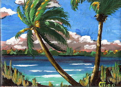palms painting