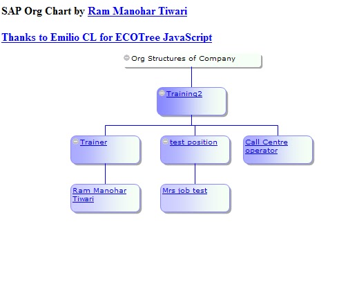 Sap Org Chart