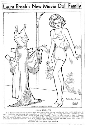 The beautiful Jean Harlow as a ...