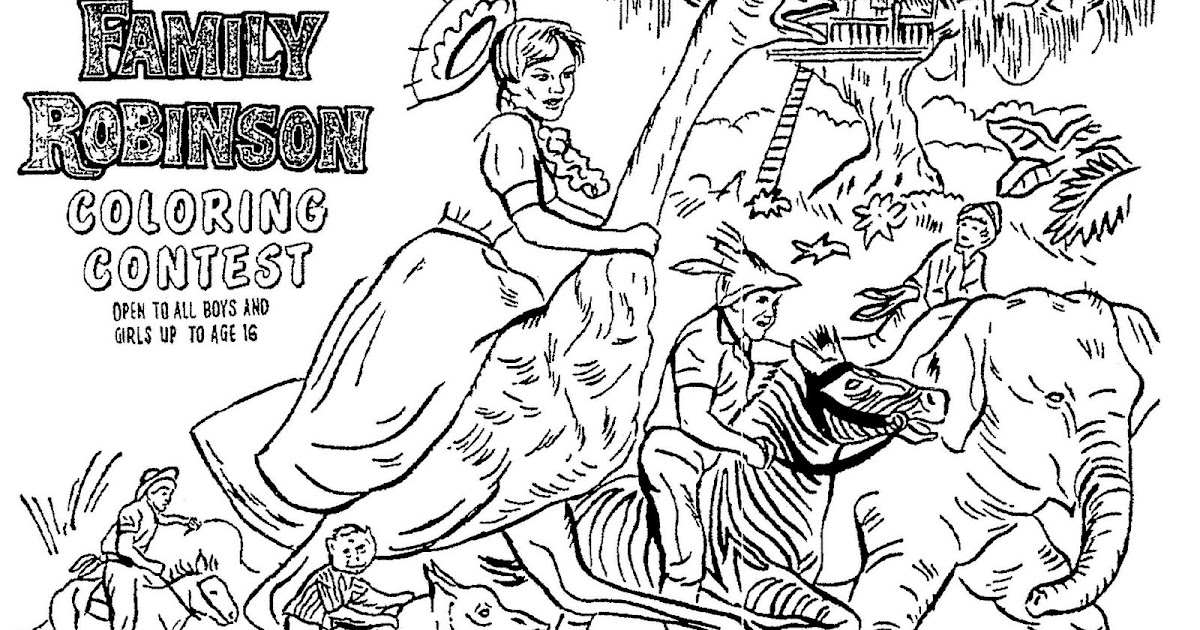 Mostly Paper Dolls The Swiss Family Robinson Movie Coloring