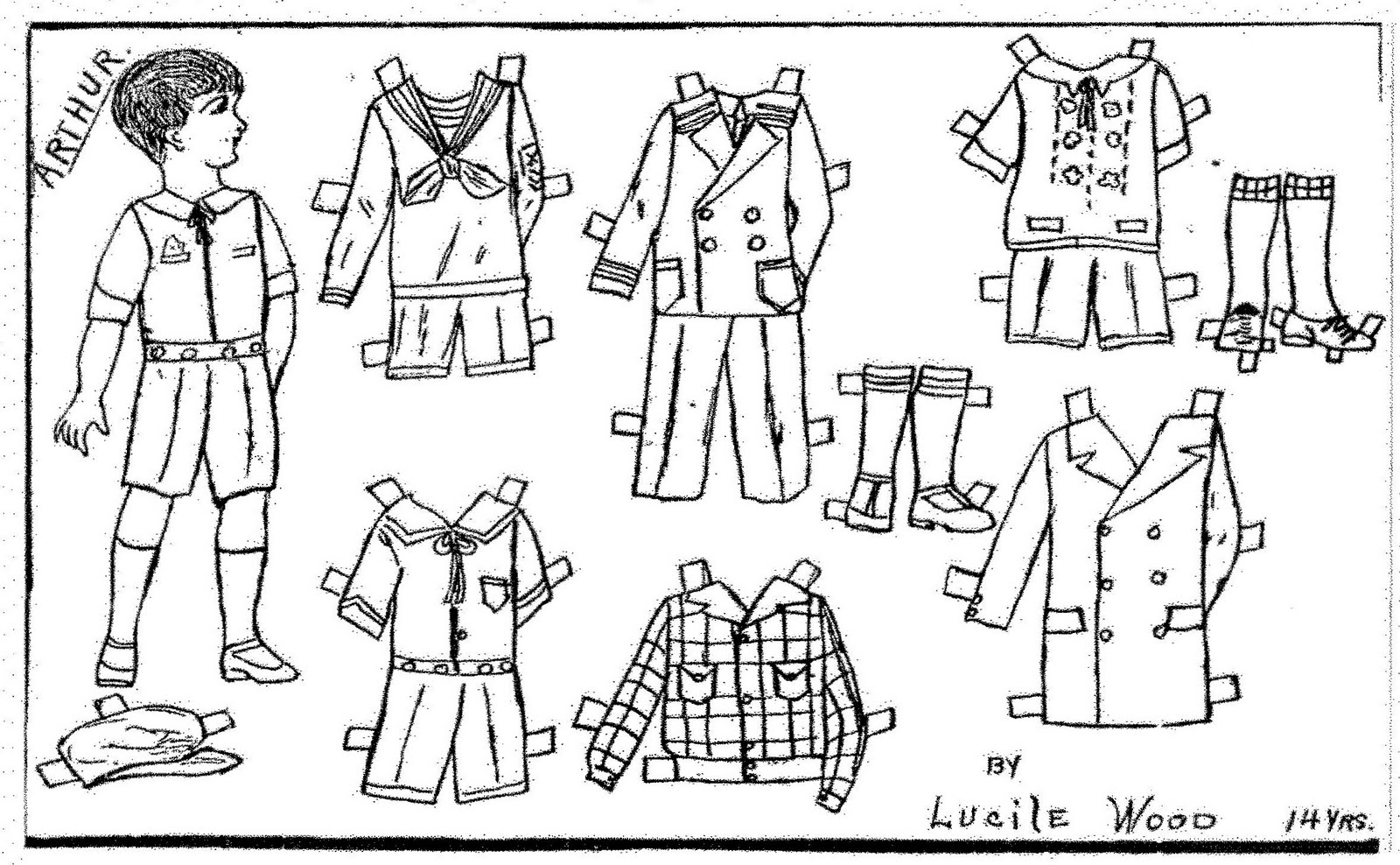 Mostly Paper Dolls The Boys Want To Play, 1928