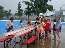 August, 2009 Pool party and Raingutter Regatta