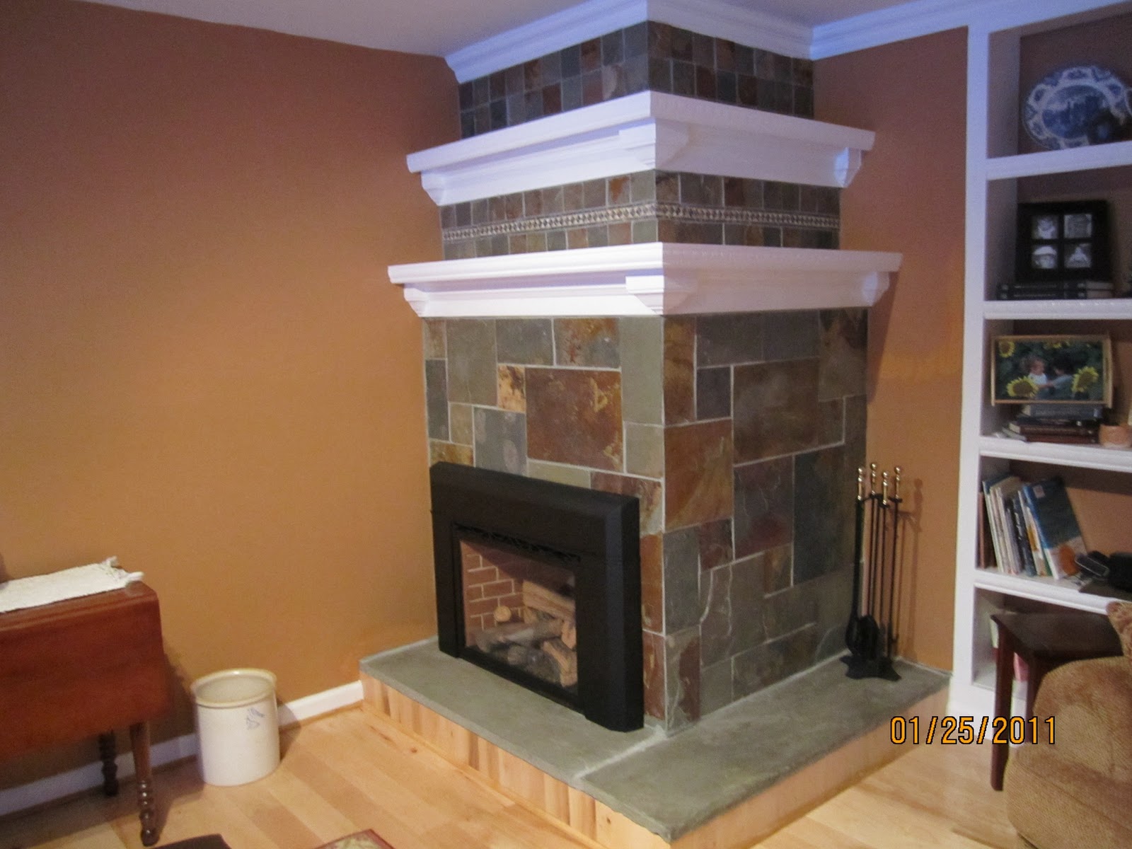 Fireplace Remodel in Rochester, NY The Tile Shop Design by Kirsty
