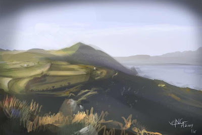 hour landscape study off a picture