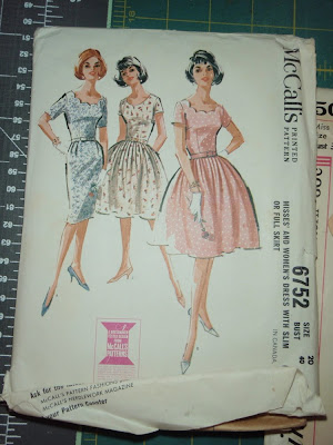 vintage sewing patterns, mccalls 6752