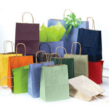 Colored Shopping Bags
