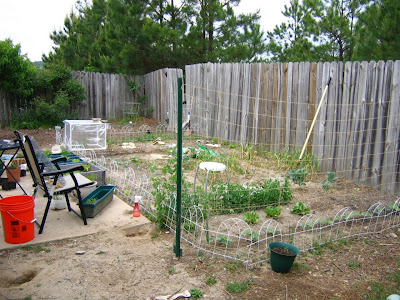 Overview of our garden, May 2008