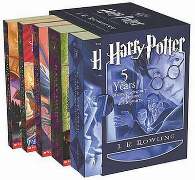 The Harry Potter book series,