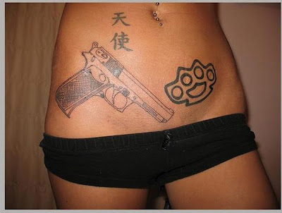 gun tattoos. Top gun tattoos designs