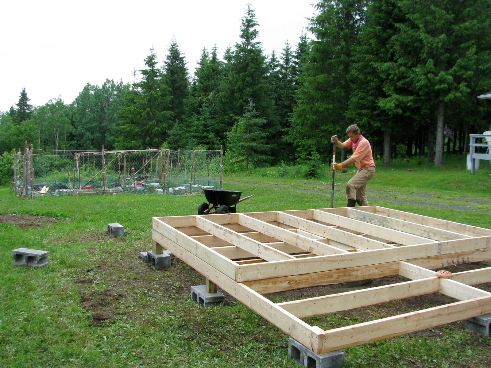 The Japanese Gazebo/Yoga platform Cabin in the woods/Living off the grid
