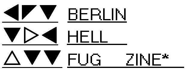 the berlinhell fugzine