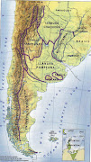  Regiones de la Argentina mapa fisico argentina