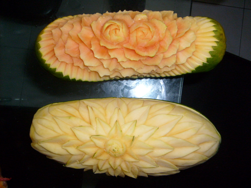 FRUIT AND VEGETABLE CARVING fruit carving for wedding table,angagement
