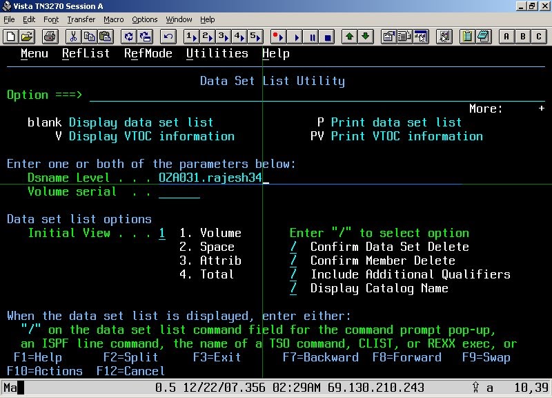 Mainframes Screen Shots Mainframe Screen Shots