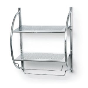 Bathroom Accessories Polder 90 05 Double Bathroom Shelf
