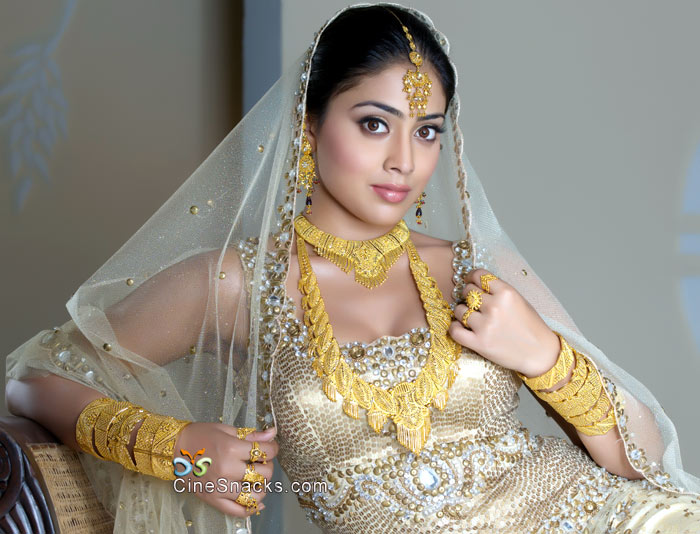 Shriya Saran spicy picture with Diamond & Gold Jewellery